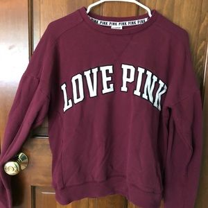 dark purple crew neck